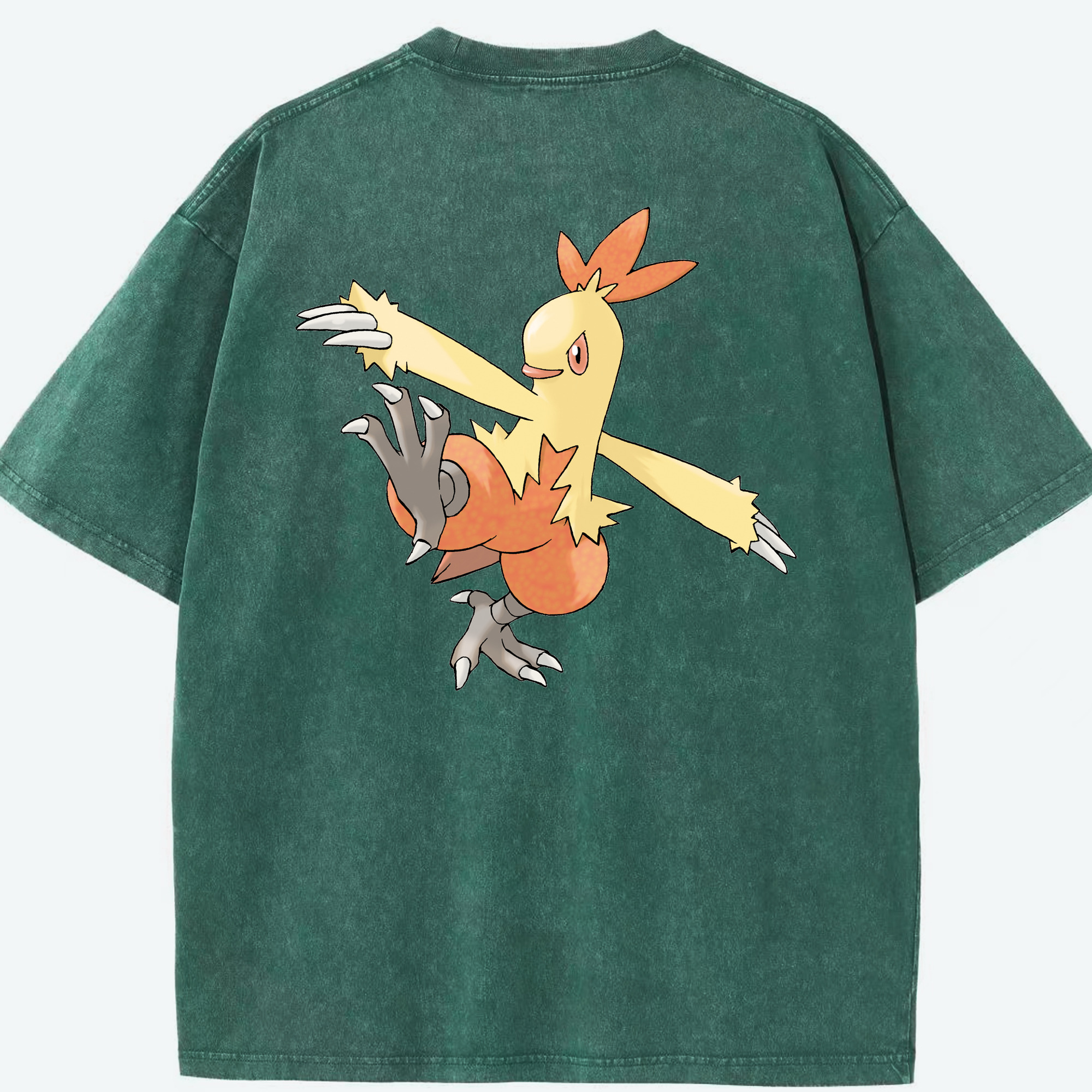 （画像用） ポケットモンスター Pokémon 綿100% ヴィンテージ風 半袖Tシャツ（背面プリント）